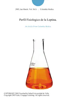 perfil fisiologico de la leptina. imagen de la portada del libro