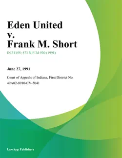 eden united v. frank m. short imagen de la portada del libro
