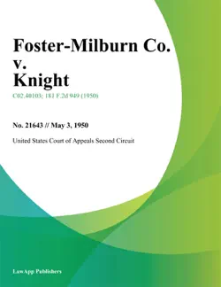 foster-milburn co. v. knight book cover image
