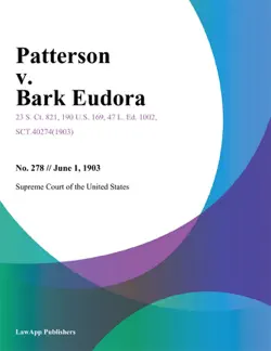 patterson v. bark eudora book cover image