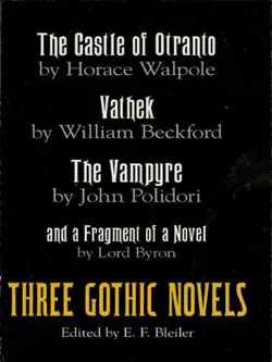 three gothic novels book cover image