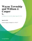Wayne Township and William J. Cooper V. synopsis, comments