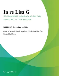 in re lisa g. book cover image