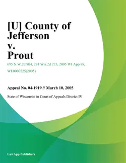 county of jefferson v. prout book cover image