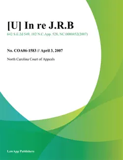 in re j.r.b. book cover image