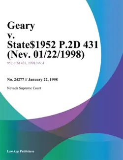 geary v. state book cover image