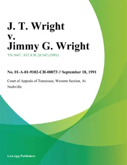 j. t. wright v. jimmy g. wright book cover image