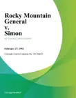Rocky Mountain General v. Simon synopsis, comments