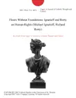Floors Without Foundations: Ignatieff and Rorty on Human Rights (Michael Ignatieff, Richard Rorty) sinopsis y comentarios