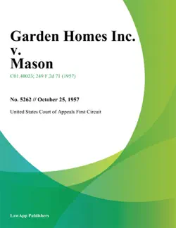 garden homes inc. v. mason book cover image
