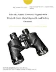 Tales of a Nation: Territorial Pragmatism in Elizabeth Grant, Maria Edgeworth, And Sydney Owenson. sinopsis y comentarios