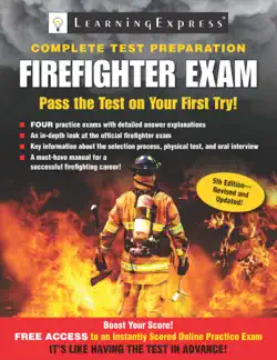 firefighter exam book cover image