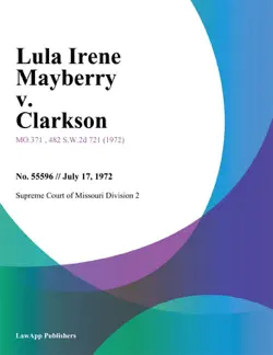 lula irene mayberry v. clarkson book cover image