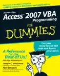 Access 2007 VBA Programming For Dummies book summary, reviews and download