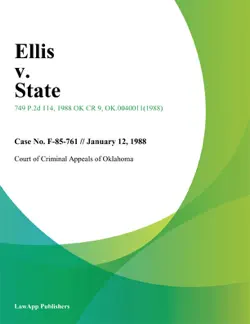 ellis v. state book cover image