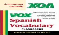 vox spanish vocabulary flashcards book cover image