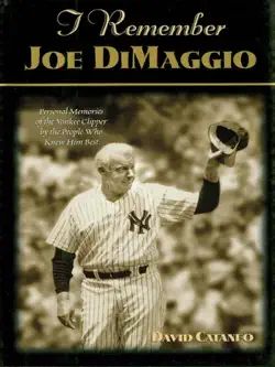 i remember joe dimaggio book cover image