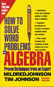 how to solve word problems in algebra, 2nd edition book cover image