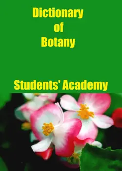 dictionary of botany book cover image