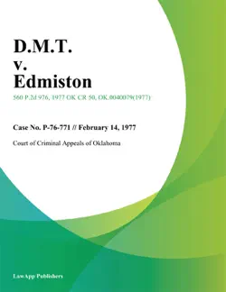 d.m.t. v. edmiston book cover image