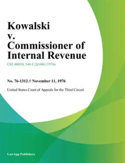 kowalski v. commissioner of internal revenue book cover image