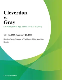 cleverdon v. gray book cover image