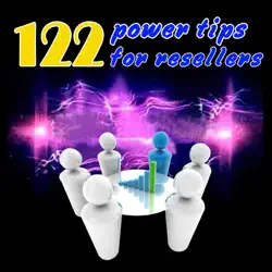 122 power tips for resellers book cover image