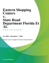 Eastern Shopping Centers v. State Road Department Florida Et Al.