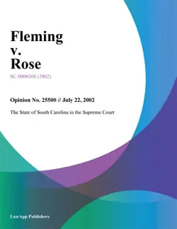 fleming v. rose book cover image