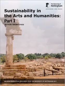 sustainability in the arts and humanities part i book cover image