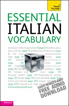 essential italian vocabulary: teach yourself book cover image