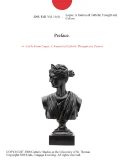 preface. imagen de la portada del libro