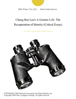 chang-rae lee's a gesture life: the recuperation of identity (critical essay) imagen de la portada del libro