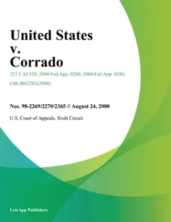 united states v. corrado book cover image