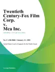 Twentieth Century-Fox Film Corp. v. Mca Inc. sinopsis y comentarios