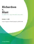 Richardson v. Hiatt synopsis, comments