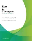 Ross v. Thompson synopsis, comments
