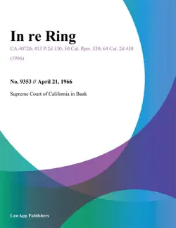 in re ring book cover image