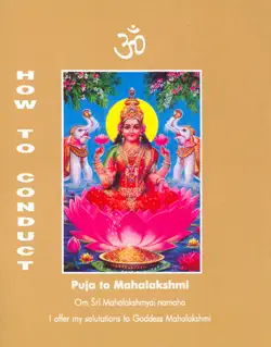 how to conduct puja to mahalakshmi book cover image