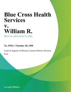 blue cross health services v. william r. book cover image