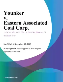 younker v. eastern associated coal corp. book cover image