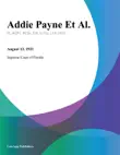 Addie Payne Et Al. synopsis, comments