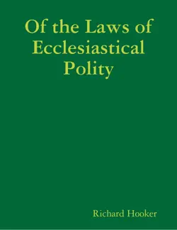 of the laws of ecclesiastical polity book cover image