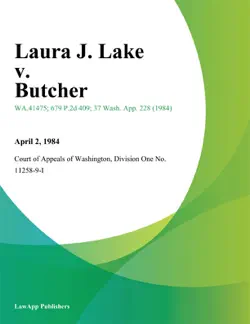 laura j. lake v. butcher book cover image