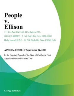 people v. ellison book cover image