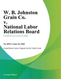 w. b. johnston grain co. v. national labor relations board imagen de la portada del libro