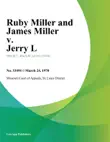 Ruby Miller and James Miller v. Jerry L synopsis, comments