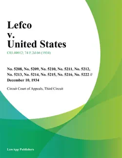 lefco v. united states book cover image