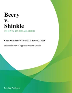 beery v. shinkle book cover image