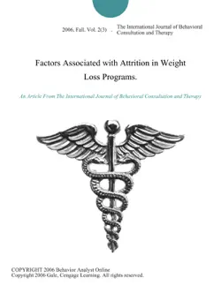 factors associated with attrition in weight loss programs. book cover image